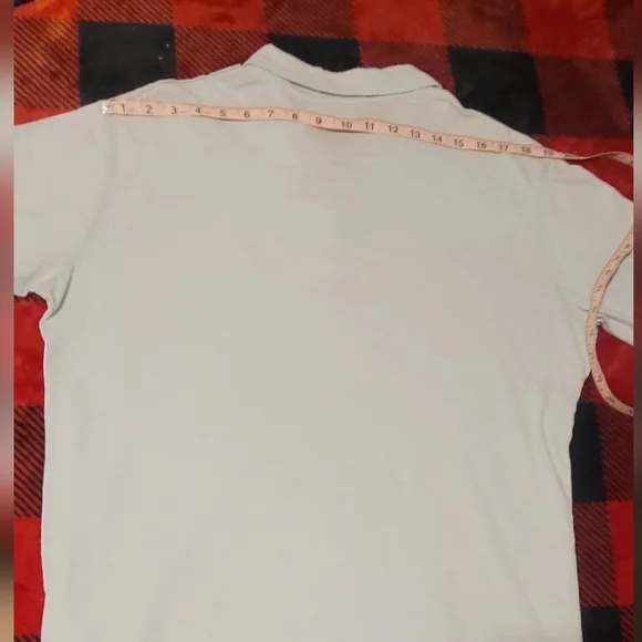 Jimmy Buffet Light Aqua Distressed Margaritaville  Polo Shirt Mens Large. - Picture 7 of 10